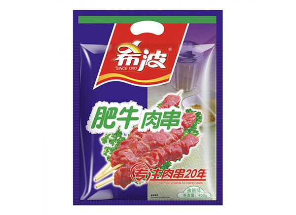400克肥牛肉串