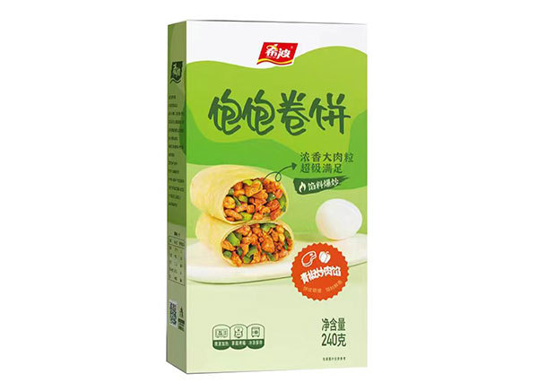 兩粒裝青椒炒肉卷餅