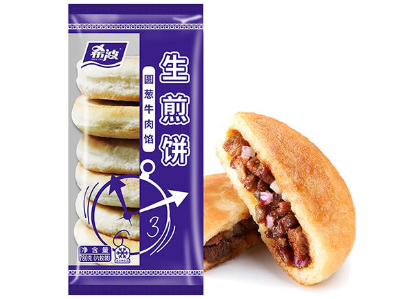 六粒裝圓蔥牛肉餡生煎餅