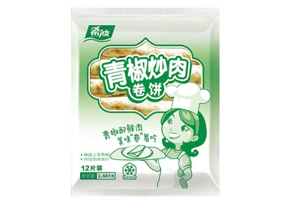 十二粒裝青椒炒肉卷餅