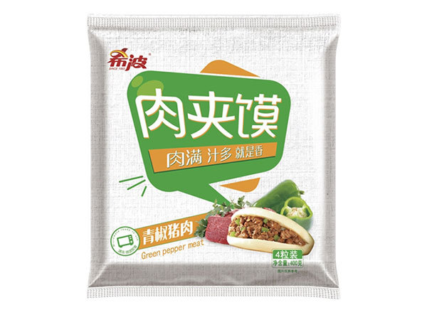 四粒裝袋青椒豬肉肉夾馍
