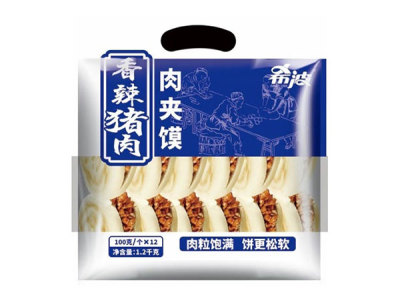 十二粒裝袋香辣豬肉肉夾馍